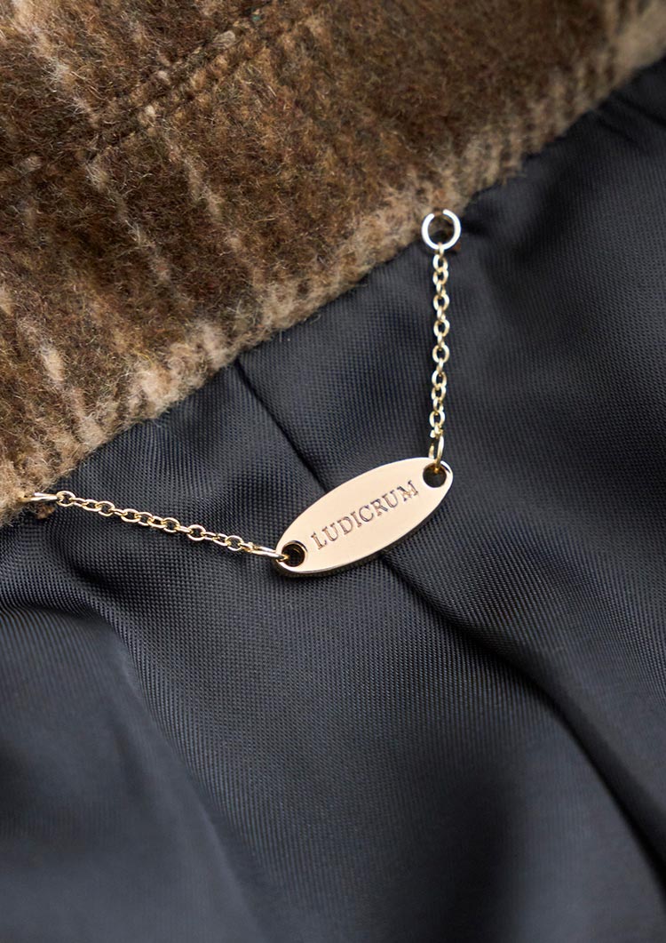 Wool check jacket　LD072