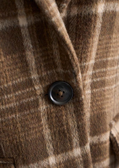 Wool check jacket　LD072