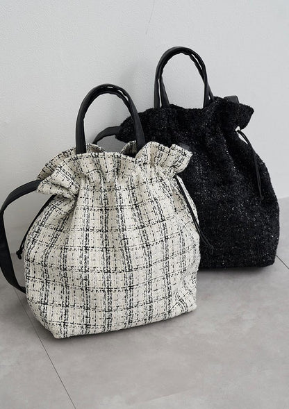 Tweed tote bag　LD073