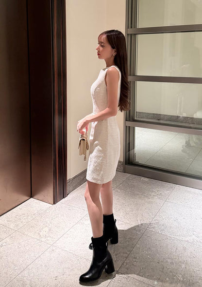 Tweed bijou onepiece　LD074