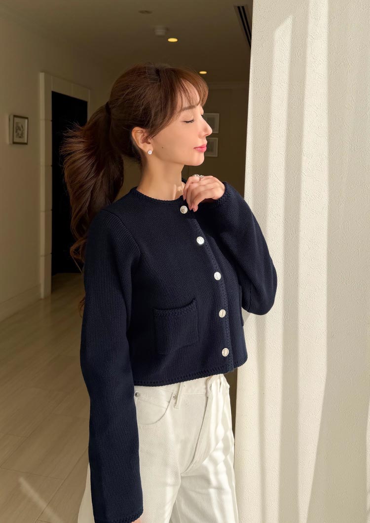 model:163cm Navy