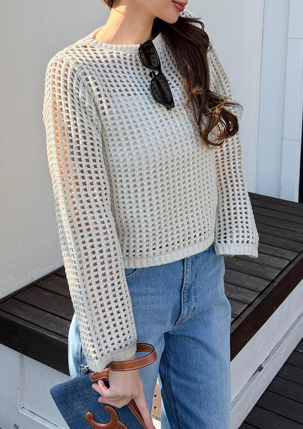 Crochet Knit top　LD078