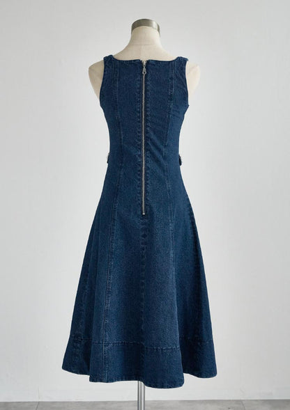 Bijou denim onepiece　LD080