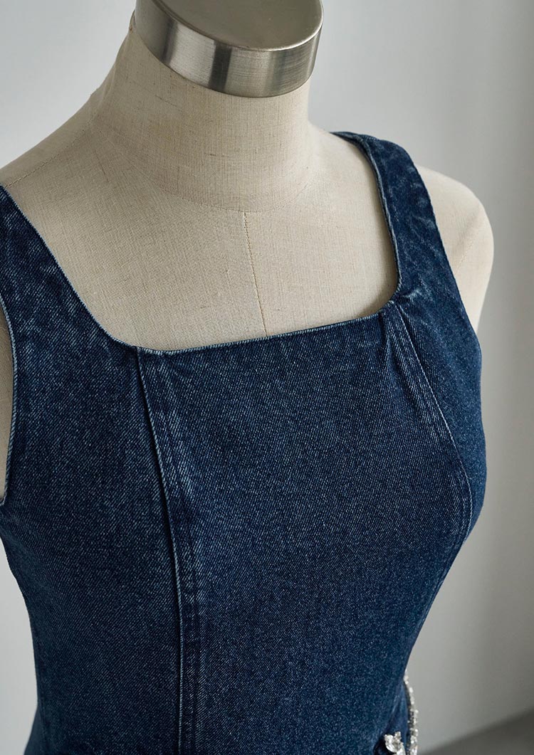 Bijou denim onepiece　LD080