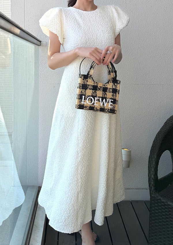 Balloon sleeve dress　LD081