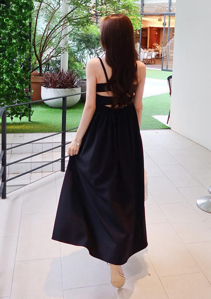 Back open dress　LD083
