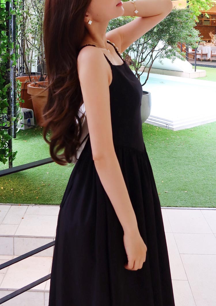 Back open dress　LD083