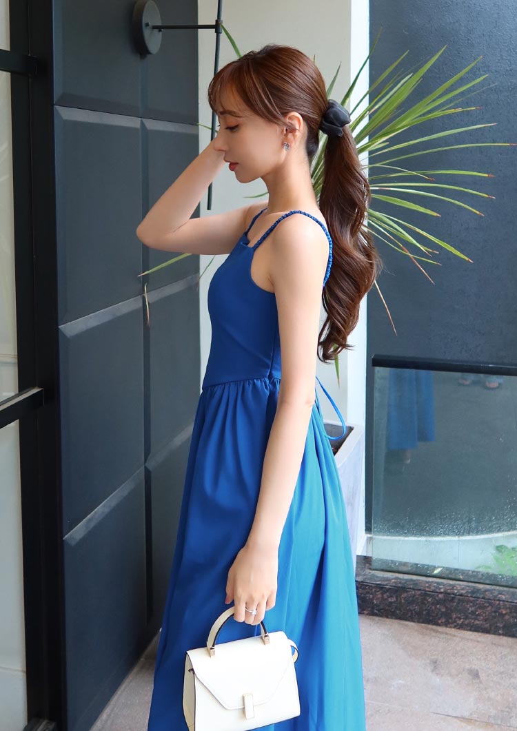 Back open dress　LD083