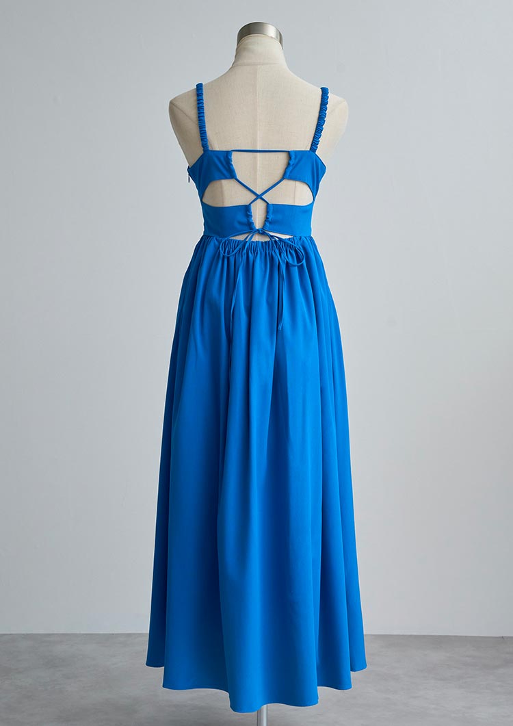 Back open dress　LD083