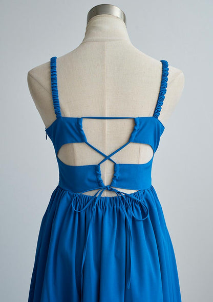 Back open dress　LD083