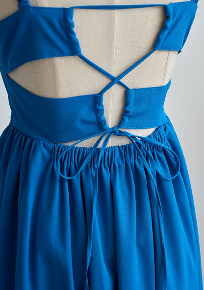 Back open dress　LD083