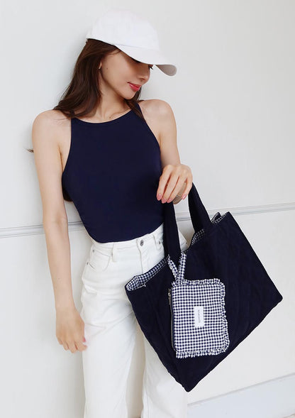Summer rib knit camisole　LD010