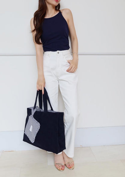 Summer rib knit camisole　LD010