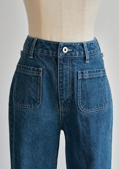 LD Color stitch semiflare denim　LD088