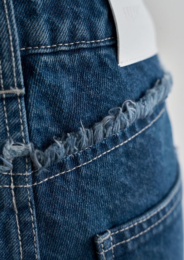 LD Color stitch semiflare denim　LD088