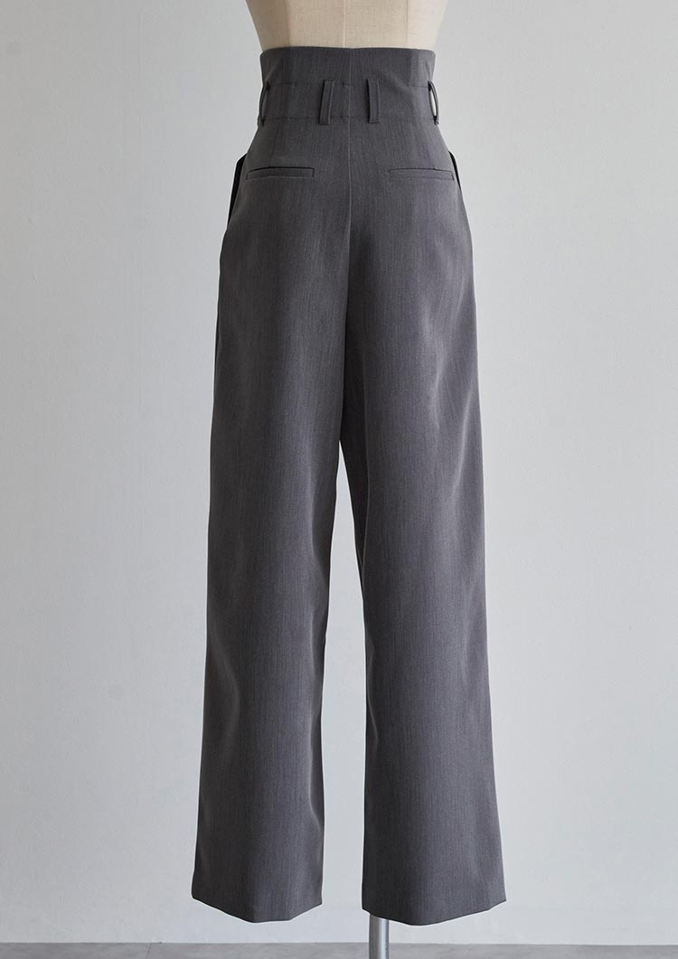 Tuck detail wide pants　LD089