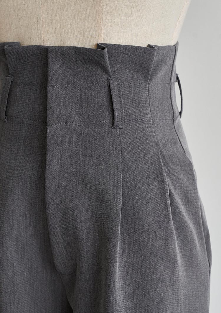Tuck detail wide pants　LD089