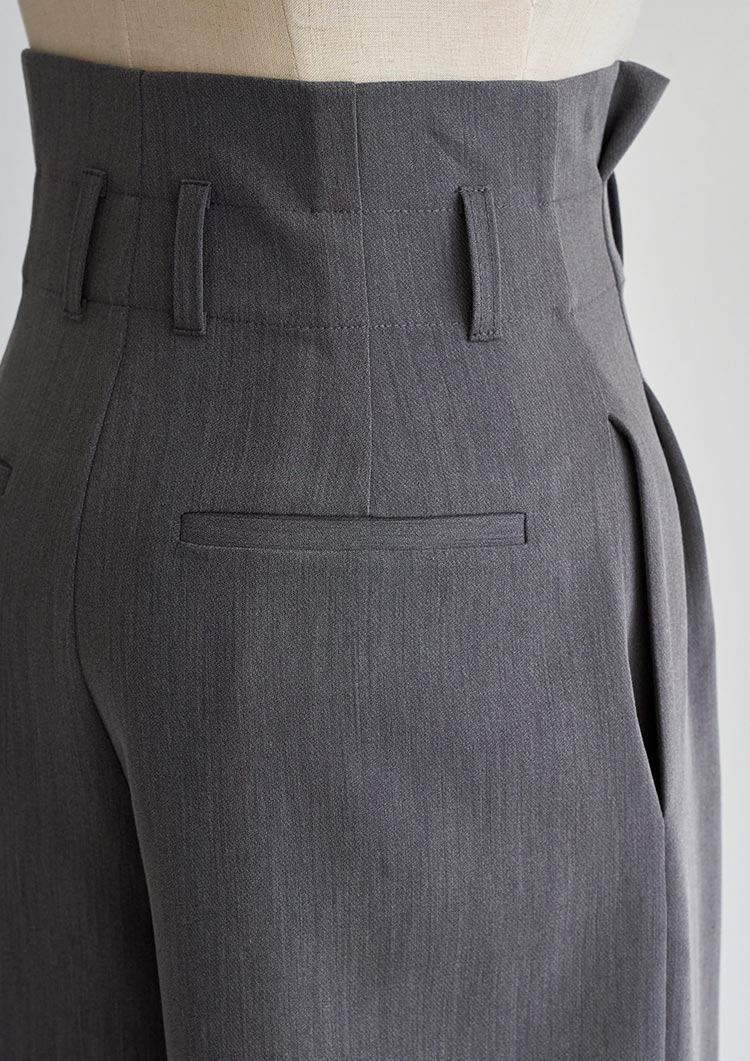 Tuck detail wide pants　LD089