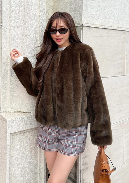Short fur coat　LD091